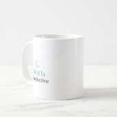 Rest Is Productive – Minimal Motivation Mug コーヒーマグカップ (正面左)