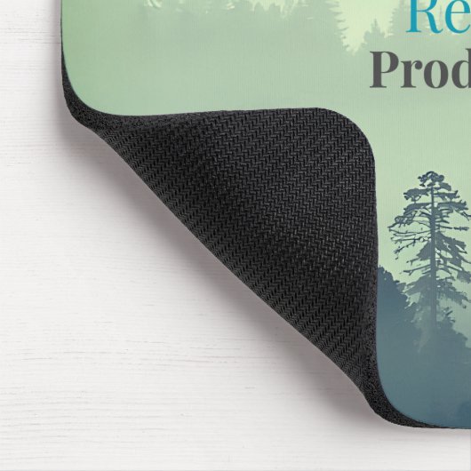 Rest Is Productive – Minimal Motivational Mouse Pa マウスパッド (コーナー)