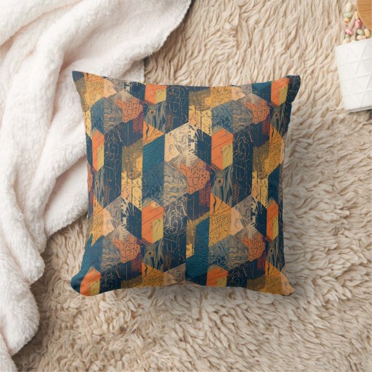 Rest Is Productive Throw Pillow| Cozy Neutral  クッション (ブランケット)