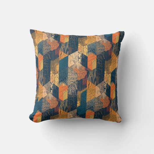 Rest Is Productive Throw Pillow| Cozy Neutral  クッション (正面)