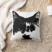 Rest Like You Rule It – Ink Cat   クッション (ブランケット)