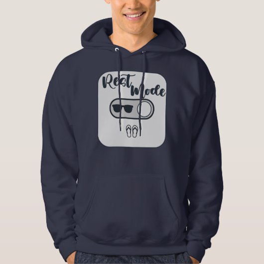 Rest Mode Activated Shirt – Relax Lifestyle Design パーカ (正面)