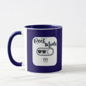 Rest Mode Activated Shirt – Relax Lifestyle Design マグカップ (左)