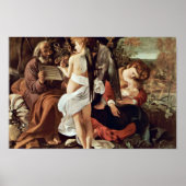 Rest On The Flight To Egypt By Michelangelo Merisi ポスター (正面)