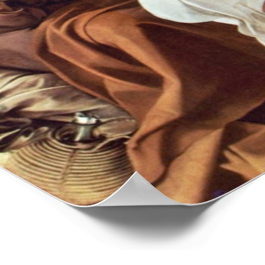 Rest On The Flight To Egypt By Michelangelo Merisi ポスター (角)