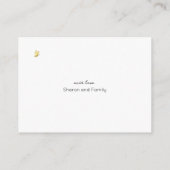 Rest Your Wings Mini Insert Cancer Support Card エンクロージャーカード (裏面)