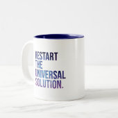 Restart the solution universal ツートーンマグカップ (正面左)