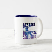 Restart the solution universal ツートーンマグカップ (正面右)