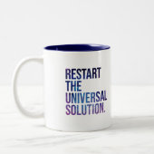 Restart the solution universal ツートーンマグカップ (左)