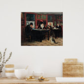 Restaurant 中国の by John Sloan ポスター (キッチン)