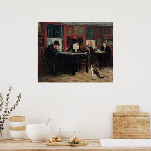 Restaurant 中国の by John Sloan ポスター (キッチン)