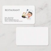 restaurant 名刺 (正面/裏面)