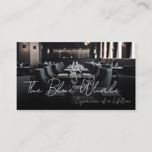 Restaurant Dining Tables 名刺 (正面)