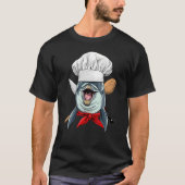 Restaurant Dolphin Chef Kitchen Cook Culinary Cook Tシャツ (正面)