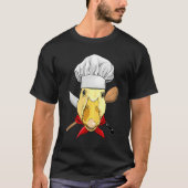 Restaurant Duck Chef Kitchen Cook Culinary Cooking Tシャツ (正面)