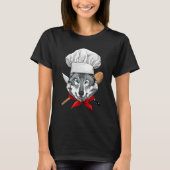 Restaurant Gray Wolf Chef Cook Kitchen Cooking  An Tシャツ (正面)