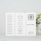 Restaurant Takeout Logo | Custom Catering Branding (スタンド正面)