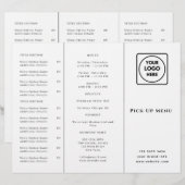 Restaurant Takeout Logo | Custom Catering Branding (正面/裏面)