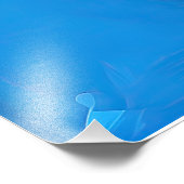 Restful Cobalt Echo抽象芸術 フォトプリント (角)