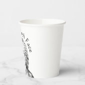 Resting Bach顔クラシカル作曲家 紙コップ (左)