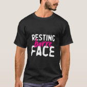 Resting Barre Face Premium Tシャツ (正面)