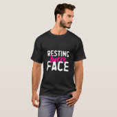 Resting Barre Face Premium Tシャツ (正面フル)