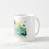 Resting Beach for Summer コーヒーマグカップ (正面右)