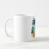 Resting Beach for Summer コーヒーマグカップ (左)