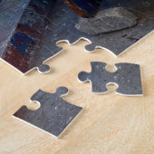 Resting Blue Boats on Essaouira Shore ジグソーパズル (側面)