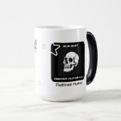 Resting Bone Face – Funny Skull Coffee モーフィングマグカップ (正面右)
