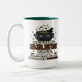 Resting Brew Face 看護師マグカップ ツートーンマグカップ
