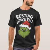 Resting G Face Funny Christmas Sarcastic Holiday H Tシャツ (正面)