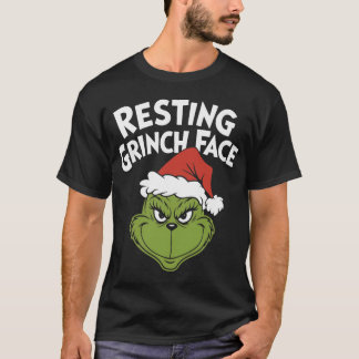 Resting G Face Funny Christmas Sarcastic Holiday H Tシャツ