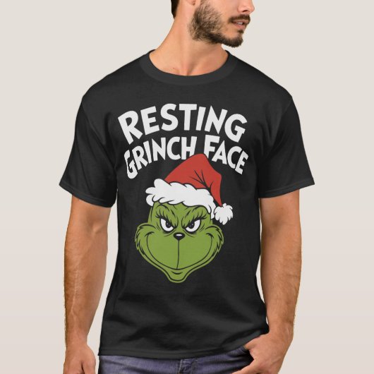 Resting G Face Funny Christmas Sarcastic Holiday H Tシャツ (正面)