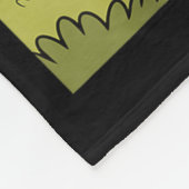 Resting Gnome Face Cute Funny Christmas Kawaii Car フリースブランケット (角)