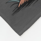 Resting Gnome Face Cute Funny Christmas Kawaii Car フリースブランケット (角)