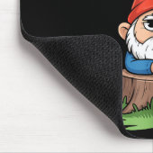 Resting Gnome Face Cute Funny Christmas Kawaii Car マウスパッド (コーナー)