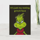 Resting grinch face カード (正面)