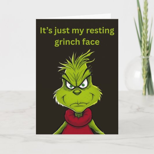Resting grinch face カード (正面)