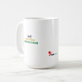 "Resting Grinch Face" Funny Christmas Coffee Mug - コーヒーマグカップ (正面左)