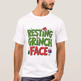 Resting Grinch Face Sarcastic Holiday Tee Tシャツ