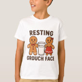 Resting Grouch Face – Gingerbread Dunk Duo Tシャツ (正面)