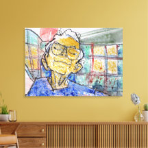 Resting Her Eyes Painting / Artist Larry Lerew