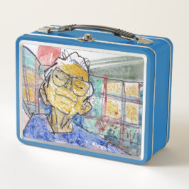 Resting Her Eyes Painting  / Artist Larry Lerew メタルランチボックス