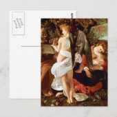 Resting on the Flight into Egypt by Caravaggio ポストカード (正面/裏面)