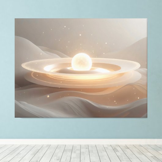 Resting Seed of Dawn キャンバスプリント (インサイチュ (ウッドフロア))