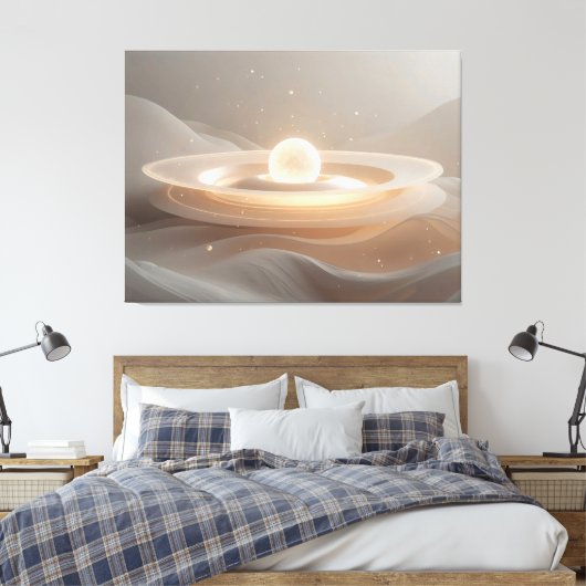 Resting Seed of Dawn キャンバスプリント (インサイチュ (寝室))