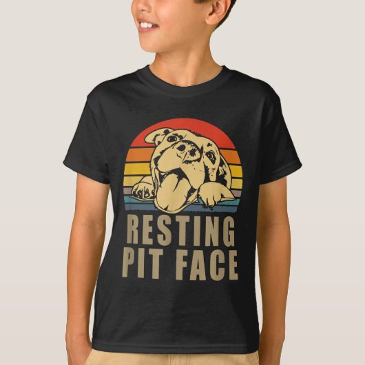 Resting T Face - Tbull Lovers Gift For Men And Wom Tシャツ (正面)