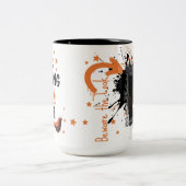 Resting Witch Face Custom Photo Mug ツートーンマグカップ (中央)