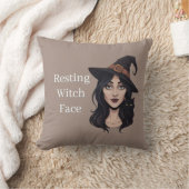 Resting Witch Face | Funny Halloween  クッション (ブランケット)